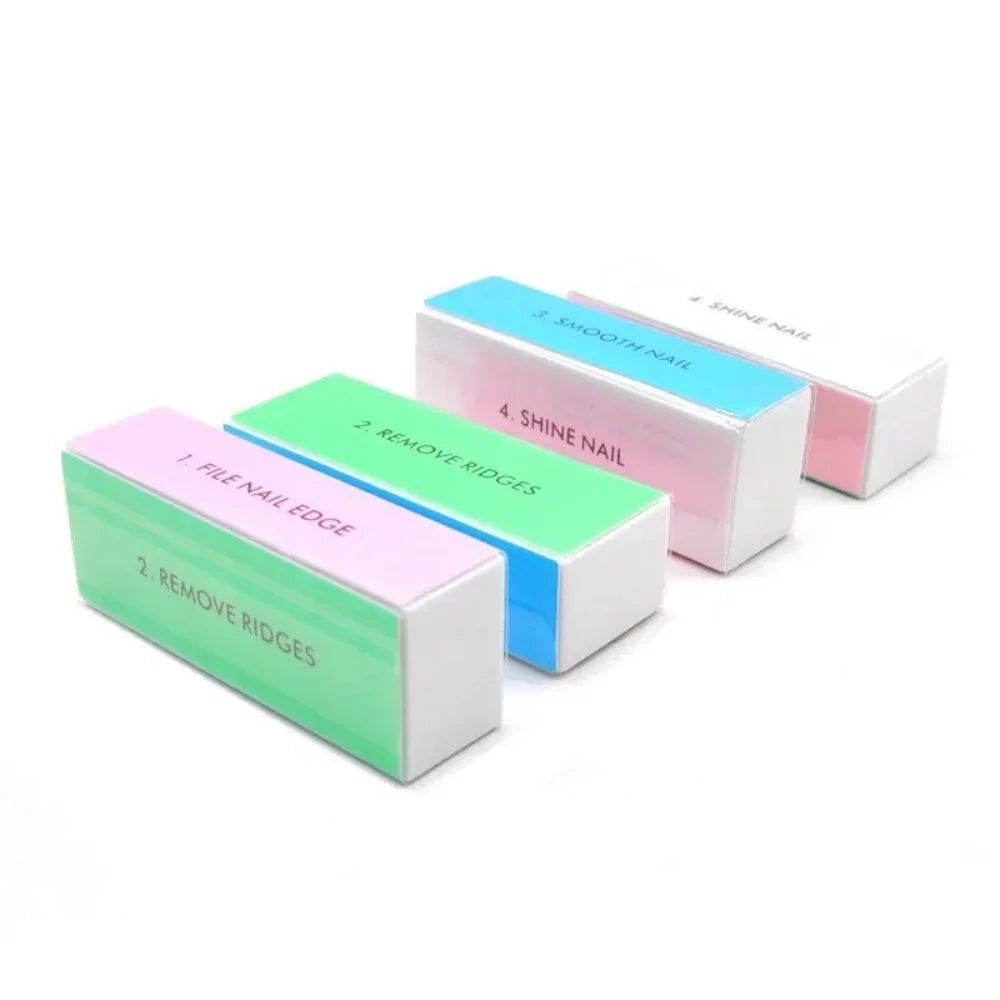 Nails Buffer Grind Buffing Block pink Nail File For Pedicure Manicure Care Nail Art Sponge Buffer Polish Nail accessories Tools