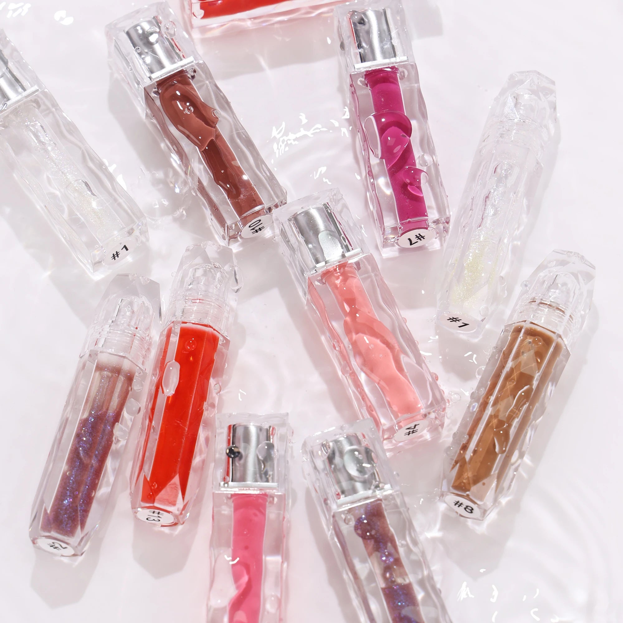 Shiny Lip Gloss Custom Logo Waterproof Glossy Lipgloss Shimmer Quality Vegan Glossy Plumping