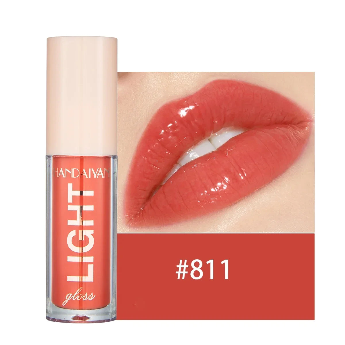 Glitter Pearlescent Lip Gloss Moisturizing Lasting Non-Stick Cup Sexy Shimmer Shine Red Liquid Lipsticks
