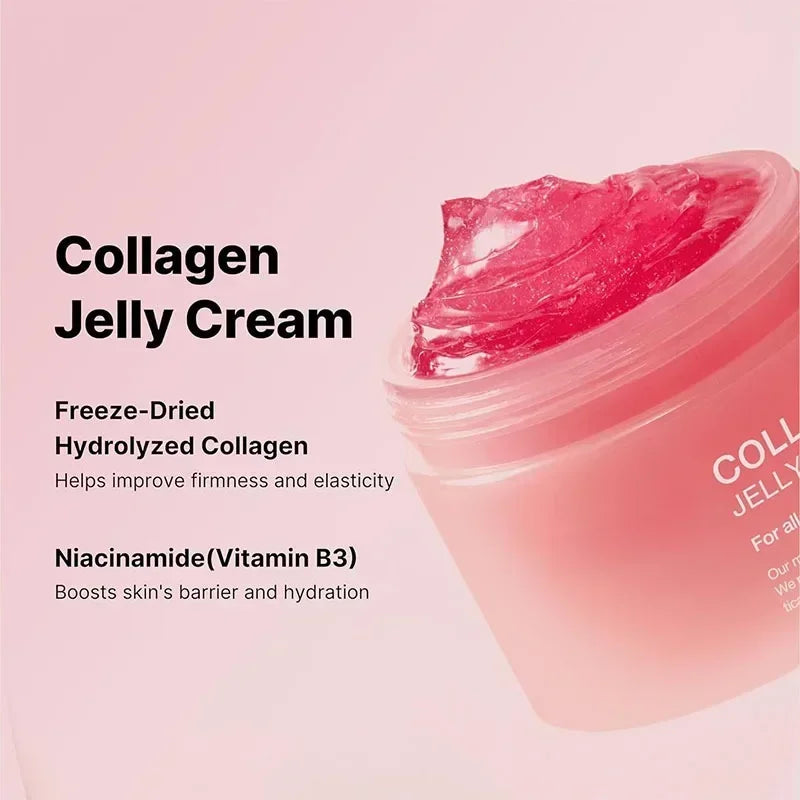 Collagen Jelly Cream Niacinamide And Hydrolyzed Collagen Strengthen Skin Barrier Lasting Moisturizing Skin Face Care
