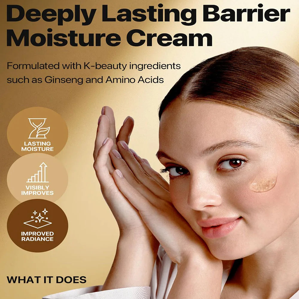 Nature Ginseng Gold Silk Watery Cream Gold Premium Skin Care, Anti-Aging Moisturizer for Skin,