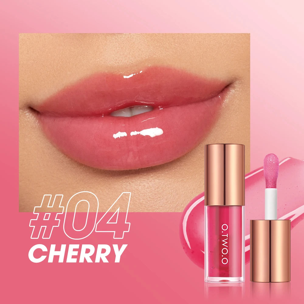 Lip Oil Gloss Lip Plumper Makeup Moisturizing Non-Sticky Sexy Water Glossy Glitter Primer Tint Lip Balm Care Cosmetics