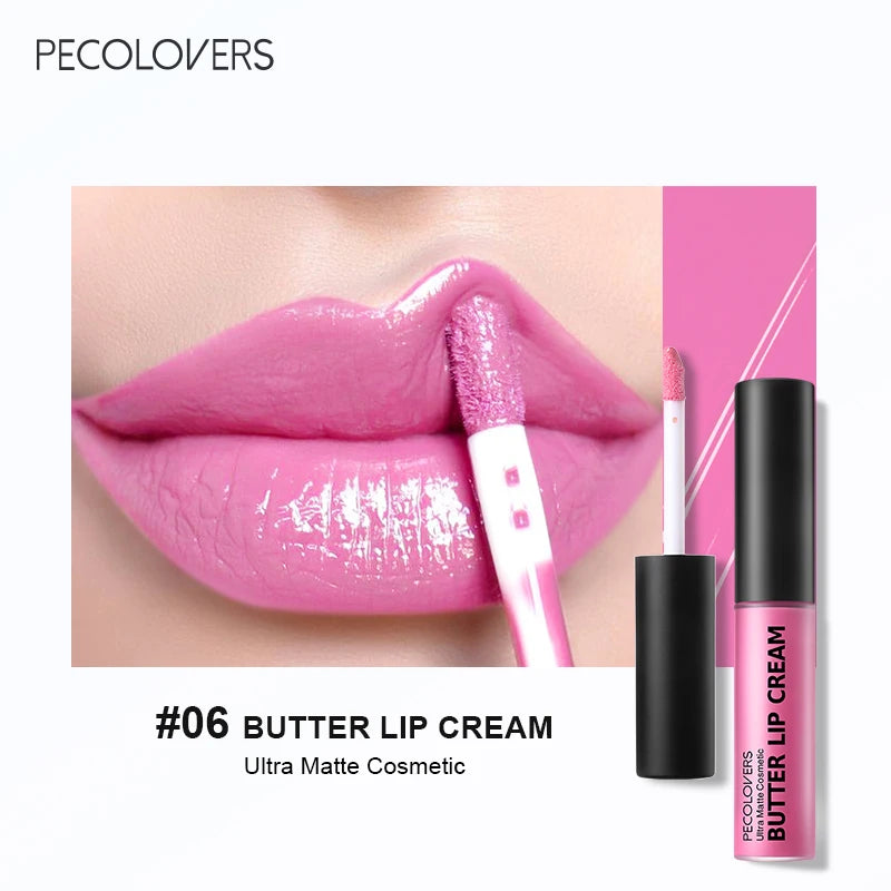 Butter Gloss Non-Sticky Lip Gloss Long Lasting Nude Lip Makeup Hydrating Lip Gloss with Essential Oil Liquid Lipstick