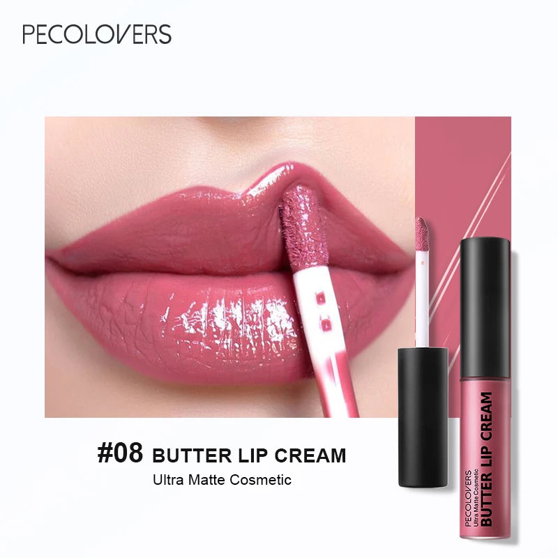 Butter Gloss Non-Sticky Lip Gloss Long Lasting Nude Lip Makeup Hydrating Lip Gloss with Essential Oil Liquid Lipstick