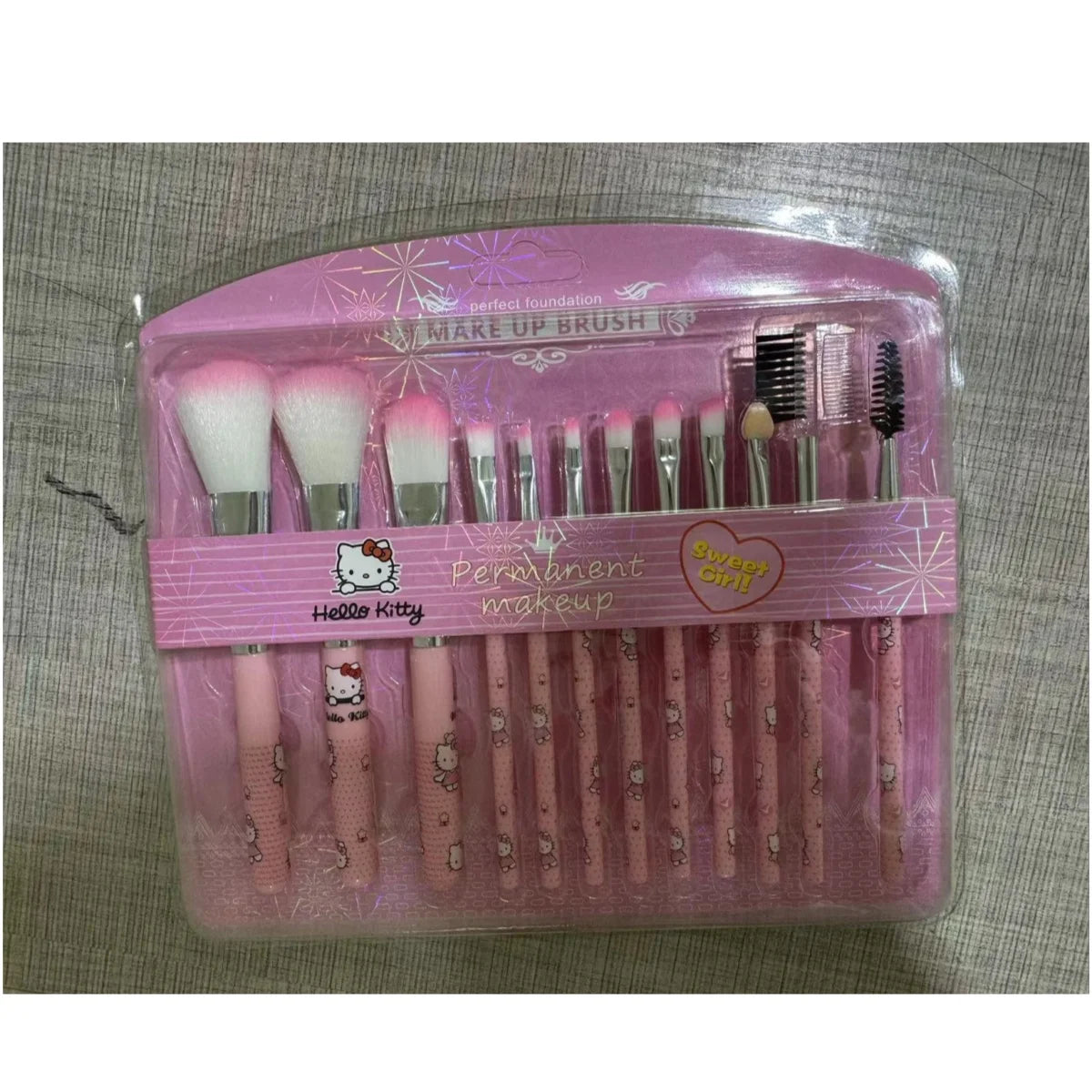 makeup brush set cute sanrio cartoon kuromi makeup brush set make up accessories facial kit for womens