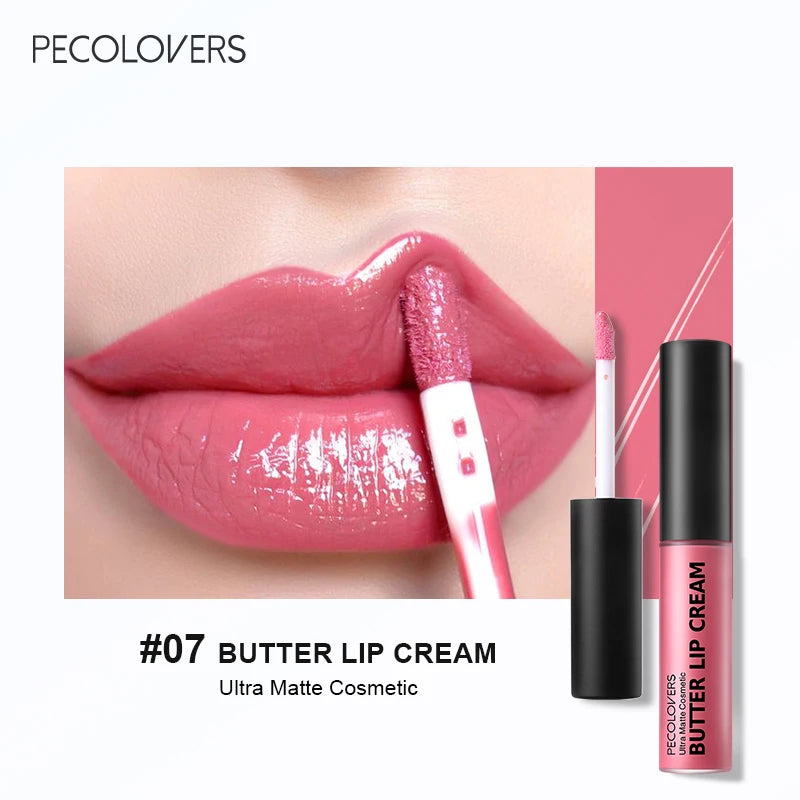 Butter Gloss Non-Sticky Lip Gloss Long Lasting Nude Lip Makeup Hydrating Lip Gloss with Essential Oil Liquid Lipstick