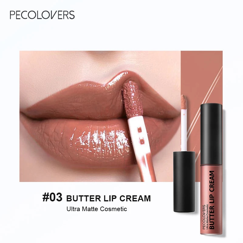 Butter Gloss Non-Sticky Lip Gloss Long Lasting Nude Lip Makeup Hydrating Lip Gloss with Essential Oil Liquid Lipstick