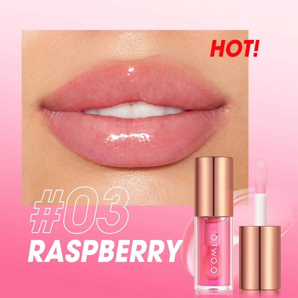 Lip Oil Gloss Lip Plumper Makeup Moisturizing Non-Sticky Sexy Water Glossy Glitter Primer Tint Lip Balm Care Cosmetics