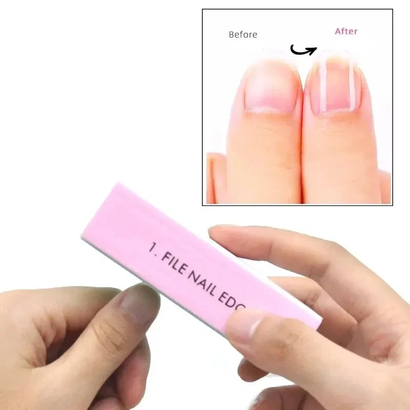 Nails Buffer Grind Buffing Block pink Nail File For Pedicure Manicure Care Nail Art Sponge Buffer Polish Nail accessories Tools