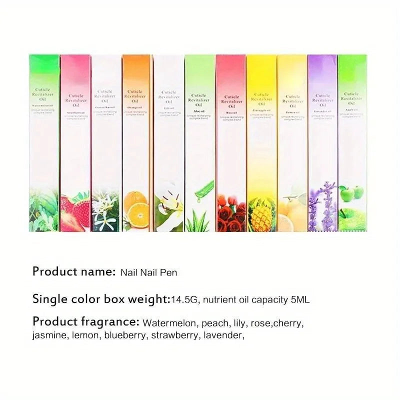 Nail Nutrition Oil Pen Nail Treatment Cuticle Revitalizer Oil Prevent Agnail Nail Polish Nourish Skin