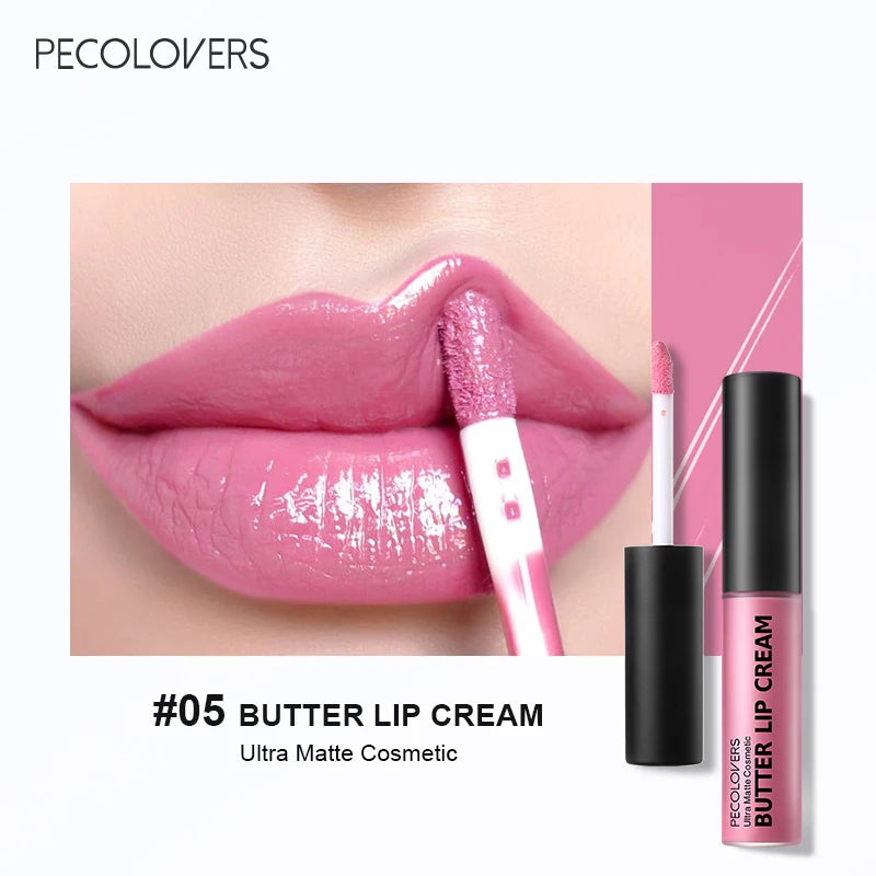 Butter Gloss Non-Sticky Lip Gloss Long Lasting Nude Lip Makeup Hydrating Lip Gloss with Essential Oil Liquid Lipstick
